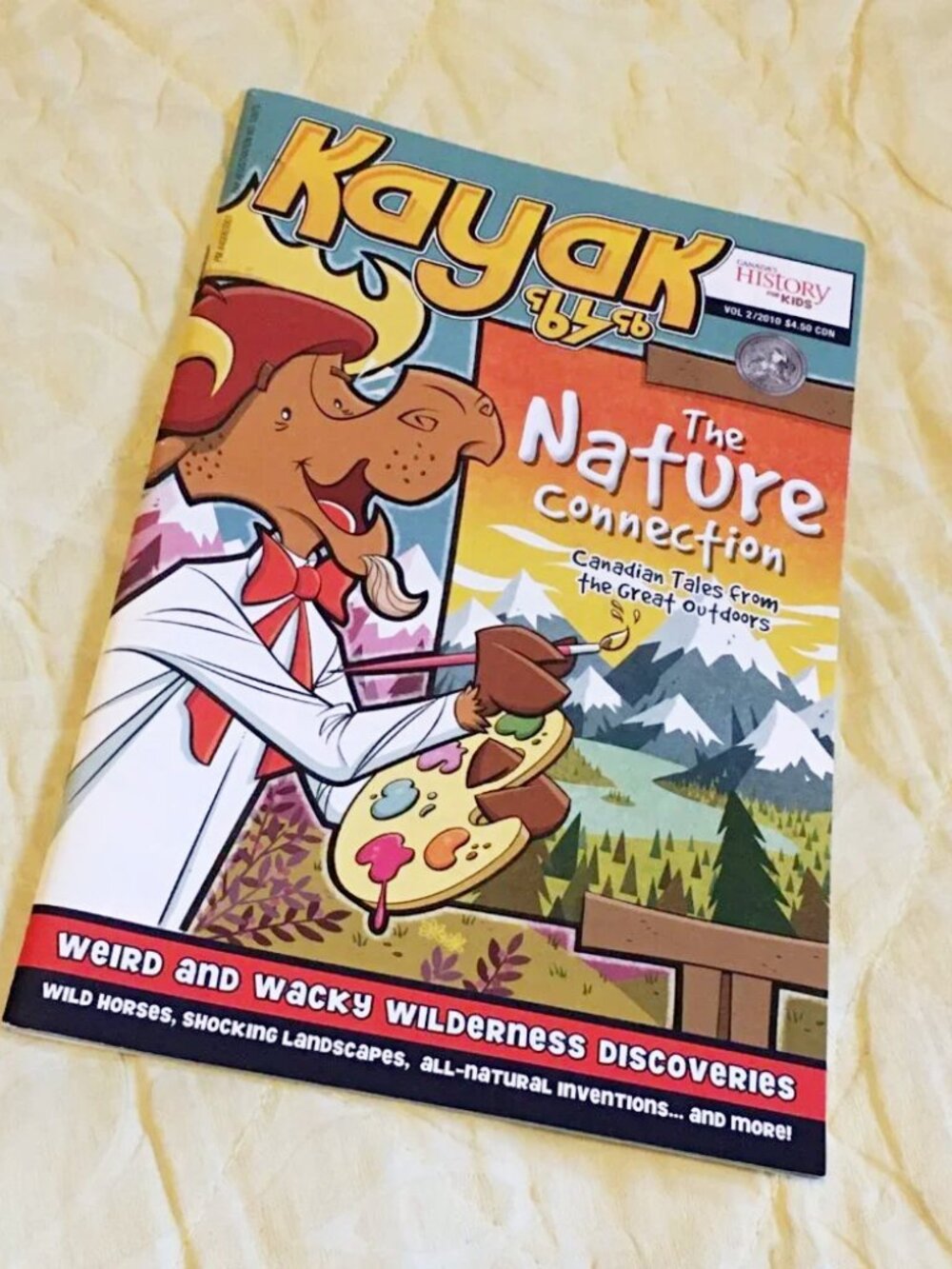 Vintage 2010 Kayak Magazine Canada’s History for Kids - Volume 2 Collector Issue